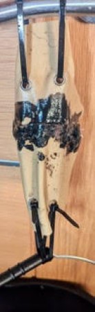 BBT+PR: Well performing. It maintained the leather squares attached.